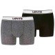 боксерки,мъжко,бельо,levi´s,®,701238003,boxers,2,units,black,grey,(black)