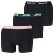 боксерки,мъжко,бельо,levi´s,®,repeat,logo,brief,boxers,3,units,black,(black,multicolor)