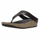 сандали,дамски,сандали,и,чехли,fitflop,lulu,lux,graphic,weave,toe,post,sandals,black,(black)