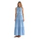 рокля,дамски,поли,и,рокли,wrangler,tiered,maxi,sleeveless,long,dress,blue,(kaia)