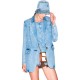 сако,дамски,сака,armani,exchange,xw002262,af21338,blazer,blue,(blue,denim)