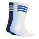 чорапи,мъжки,чорапи,дамски,чорапи,adidas,3,stripes,cushioned,sportswear,crew,socks,3,units,multicolor,(dark,blue,white,glow,blue)