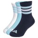 чорапи,мъжки,чорапи,дамски,чорапи,adidas,3,stripes,cushioned,sportswear,crew,socks,3,units,white,blue,(night,navy,icey,blue,white)