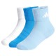 чорапи,детски,чорапи,adidas,cushioned,sportswear,ankle,socks,3,units,white,blue,(glow,blue,white,ray,blue)