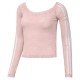 тениска,мъжки,тениски,дамски,тениски,adidas,originals,lace,bardot,long,sleeve,t,shirt,pink,(sandy,pink)