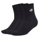 чорапи,мъжки,чорапи,дамски,чорапи,adidas,originals,mid,ankle,socks,3,units,black,(black)