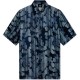 риза,с,къс,ръкав,дамски,ризи,мъжки,ризи,armani,exchange,xm002106,af13235,short,sleeve,shirt,blue,(grunge,flower,allover,print)