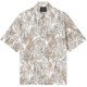 риза,с,къс,ръкав,дамски,ризи,мъжки,ризи,armani,exchange,xm002291,af22716,short,sleeve,shirt,beige,(cream,leaf,allover,print,b)