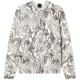 суичър,мъжки,пуловери,armani,exchange,xm002440,af22064,hoodie,white,(cream,leaf,allover,print,b)