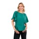 дамски,блузи,suri,frey,sfy,freyday,3,4,sleeve,blouse,green,(deep,sea)