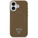 други,аксесоари,guess,triangle,logo,magsafe,iphone,17,phone,case,brown,(brown)