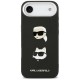 други,аксесоари,karl,lagerfeld,grained,karl,&,choupette,heads,pins,&,logo,iphone,air,phone,case,black,(black)