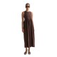 рокля,дамски,поли,и,рокли,scotch,&,soda,ufu01424t,sleeveless,midi,dress,brown,(hot,fudge)