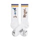 чорапи,мъжки,чорапи,jimmy,lion,athletic,road,runner,vs,coyote,long,socks,white,(white)