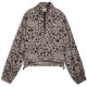 блуза,дамски,блузи,puma,ess,graphic,animal,relaxed,fit,half,zip,sweatshirt,brown,(sandstone)