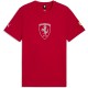 тениска,мъжки,тениски,дамски,тениски,puma,ferrari,tonal,shield,short,sleeve,t,shirt,red,(rosso,corsa)