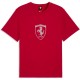 тениска,мъжки,тениски,дамски,тениски,puma,ferrari,tonal,shield,short,sleeve,t,shirt,red,(rosso,corsa)