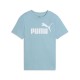 тениска,мъжки,тениски,дамски,тениски,puma,684892,ess,nº1,logo,short,sleeve,t,shirt,blue,(seafoam)