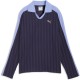 дамски,блузи,с,яка,puma,t7,relaxed,fit,long,sleeve,polo,blue,(deep,plum)