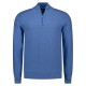 блуза,мъжки,пуловери,дамски,пуловери,nza,new,zealand,26bn408,half,zip,sweater,blue,(cool,blue,melange)