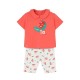 детски,екипи,boboli,113016,short,sleeve,set,white,orange,(geranium)