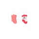 чорапи,мъжки,чорапи,дамски,чорапи,boboli,193003,socks,2,pairs,white,pink,(geranium)