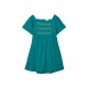 рокля,дамски,поли,и,рокли,boboli,413176,short,sleeve,dress,green,(boreal)