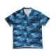 риза,с,къс,ръкав,мъжки,ризи,nudie,jeans,arvid,pearls,hawaii,short,sleeve,shirt,blue,(blueberry)