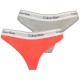 дамско,бельо,дамски,бикини,и,танкини,calvin,klein,lv00qf8834,thong,2,units,grey,pink,(punch,pink,grey,heather)