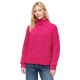 блуза,дамски,пуловери,дамски,плетени,дрехи,superdry,slouchy,stitch,high,neck,sweater,refurbished,pink,(hyper,magenta,pink,marl)