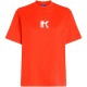тениска,мъжки,тениски,дамски,тениски,karl,lagerfeld,jeans,a1w17031,short,sleeve,t,shirt,orange,(grenadine)