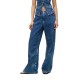 дънки,мъжки,панталони,дамски,панталони,karl,lagerfeld,jeans,b2w10101,wide,leg,low,waist,jeans,blue,(marble,blue)
