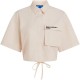 риза,с,къс,ръкав,дамски,ризи,мъжки,ризи,karl,lagerfeld,jeans,b2w11021,short,sleeve,shirt,beige,(whitecap,grey)