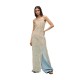 рокля,дамски,поли,и,рокли,karl,lagerfeld,jeans,b2w13039,sleeveless,long,dress,beige,(floral,aop)