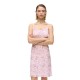 рокля,дамски,поли,и,рокли,karl,lagerfeld,jeans,b2w13069,sleeveless,short,dress,pink,(floral,aop,pink)