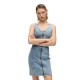 рокля,дамски,поли,и,рокли,karl,lagerfeld,jeans,b2w13081,sleeveless,short,dress,blue,(vintage,light,blue)
