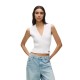 дънки,дамски,топове,karl,lagerfeld,jeans,b2w18024,sleeveless,top,white,(white)