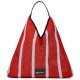 пазарска,чанта,всички,чанти,karl,lagerfeld,jeans,b2w50049,shopper,bag,red,(grenadine,white,stripes,ns)