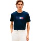 тениска,мъжки,тениски,дамски,тениски,tommy,hilfiger,brand,love,text,box,short,sleeve,t,shirt,blue,(desert,sky)