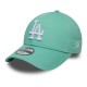 юношеска,шапка,всички,шапки,new,era,9forty,mlb,los,angeles,junior,cap,green,(green,white)