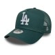 юношеска,шапка,всички,шапки,new,era,mlb,los,angeles,youth,junior,trucker,cap,green,(dark,green,white)