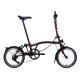 пътни,и,градски,велосипеди,brompton,c,line,12s,high,20´´,folding,bike,silver,(red,plum)