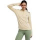 блуза,дамски,блузи,roxy,boundless,spirit,half,zip,sweatshirt,beige,(pebble)