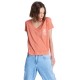 тениска,мъжки,тениски,дамски,тениски,roxy,laguna,green,short,sleeve,v,neck,t,shirt,orange,(apricot,brandy)