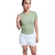 фланелка,с,къс,ръкав,дамски,топове,roxy,rise,&,vibe,short,sleeve,top,green,(oil,green)