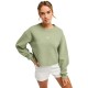 блуза,дамски,блузи,roxy,rise,&,vibe,textured,sweatshirt,green,(oil,green)