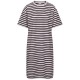 рокля,дамски,поли,и,рокли,trespass,elayna,short,sleeve,dress,grey,(black,stripe)