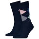 чорапи,мъжки,чорапи,tommy,hilfiger,check,socks,2,pairs,blue,(navy,multicolor)