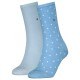 чорапи,дамски,чорапи,tommy,hilfiger,dot,socks,2,pairs,blue,(light,blue)