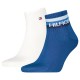 чорапи,мъжки,чорапи,tommy,hilfiger,logo,quarter,socks,2,pairs,white,blue,(blue)